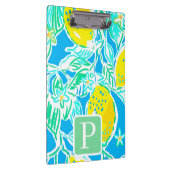 Porte-bloc Préppy Blue Lemon Motif initial (Swatch)