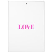 Porte-bloc Presse-papiers AMOUR (Dos)