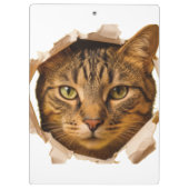 Porte-bloc Presse-papiers Chat Royal (Dos)