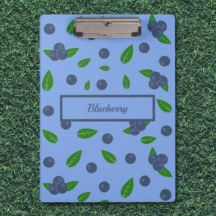 Porte-bloc - Presse-Papiers motif Myrtille