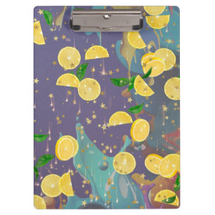Porte-bloc Presse-papiers oranges qui tombent