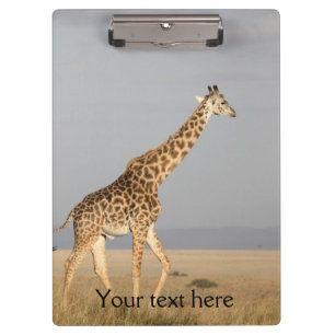 Porte-bloc Presse-papiers photo de girafe