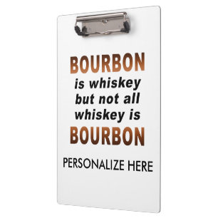 Porte-bloc PRESSE-PAPIERS - Tout le whisky n'est pas du BOURB