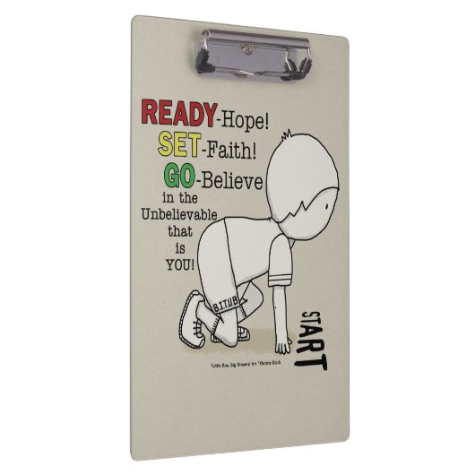 Porte-bloc Prêt, Pars, Crois-Toi ! (Swatch)