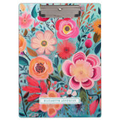 Porte-bloc Pretty Elegant Botanical Stylish Floral (Devant)