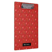 Porte-bloc Pretty Red Poppies Pattern Personalised (Swatch)