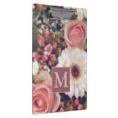 Porte-bloc Pretty Romantic Flower Bouquet Monogram (Swatch)