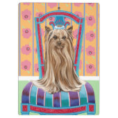 Porte-bloc Princesse de la Couronne Yorkie (Dos)