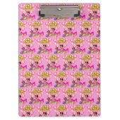 Porte-bloc Princesse en rose (Devant)