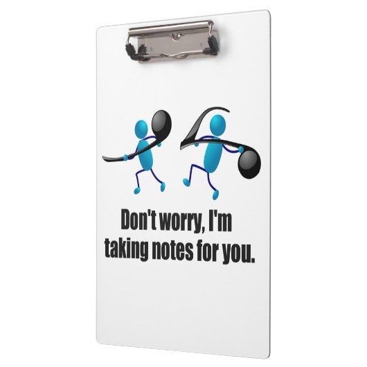 Porte-bloc Prise des notes (Gauche)