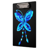 Porte-bloc Prisme de papillon bleu (Gauche)