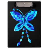 Porte-bloc Prisme de papillon bleu (Devant)