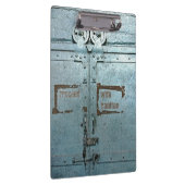 Porte-bloc Procéder avec prudence porte industrielle gris ble (Swatch)