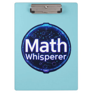 Porte-bloc Prof de maths chuchoteur de maths
