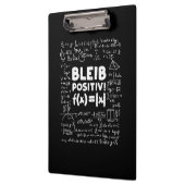 Porte-bloc Professeur Cadeaux | Bleib Enseignant Positiv Math (Gauche)