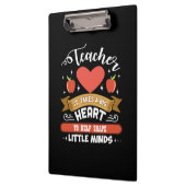 Porte-bloc Professeur Cadeaux | Grand Enseignant du Coeur (Gauche)