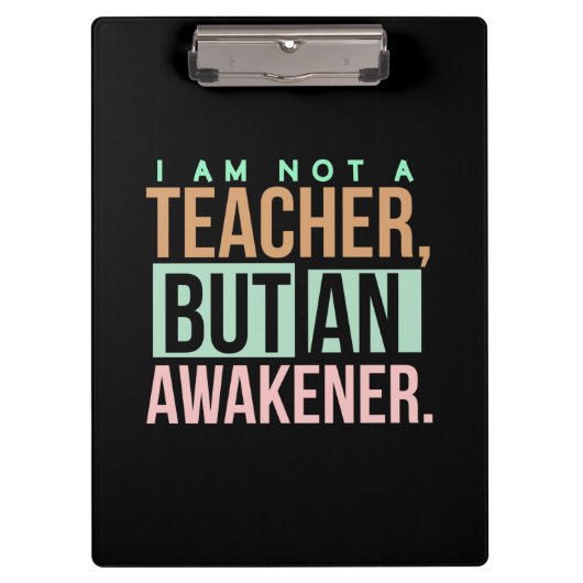 Porte-bloc Professeur d'art enseignant An Awakener (Devant)