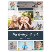 Porte-bloc Professeur de collage photo de classe personnalisé (Devant)