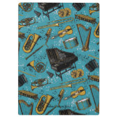 Porte-bloc Professeur De Musique, Retour À L'École, Instrumen (Dos)