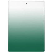 Porte-bloc Professeur personnalisé Hunter Green Gradient (Dos)