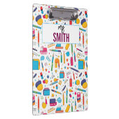 Porte-bloc Professeur personnalisé - Nom personnalisé Retour  (Swatch)