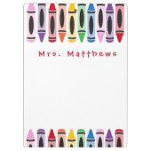 Porte-bloc Professeur Retour à l'école Couleur Couleur Couleu (Dos)