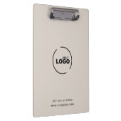 Porte-bloc Professionnel Moderne Logo d'entreprise Beige (Swatch)