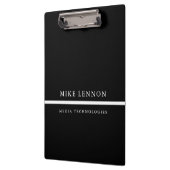 Porte-bloc Professionnel Simple Noir et Blanc (Gauche)