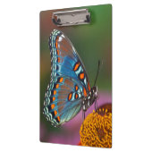 Porte-bloc Profil de papillon sur une fleur (Gauche)