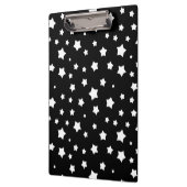 Porte-bloc Profil sous convention astérisque noir et blanc (Gauche)