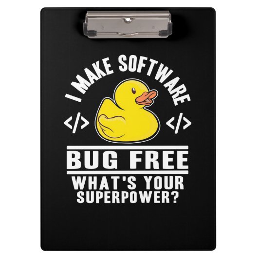 Porte-bloc Programmer rendre le logiciel sans bogue (Devant)