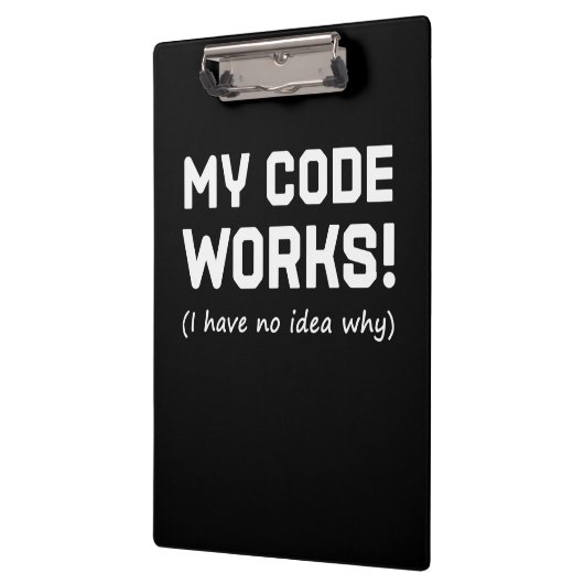 Porte-bloc Programmeur Mon code fonctionne (Gauche)