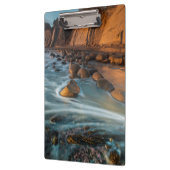 Porte-bloc Promenade le long de la plage, Californie (Gauche)