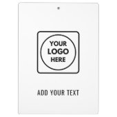 Porte-bloc Promo Company Logo No Minimum clipboard (Dos)