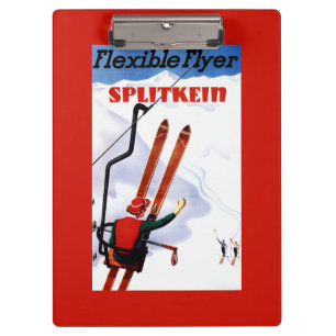 Porte-bloc Promo en bois de skis de Splitkein d'insecte