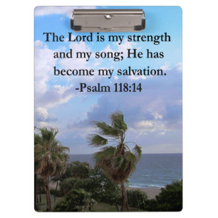 PORTE-BLOC PSALM 118:14 CONCEPTION PHOTOGRAPHIQUE SERENE OCEA