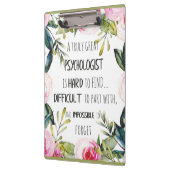 Porte-bloc Psychologue Appréciation Merci Adieu Cadeau (Gauche)