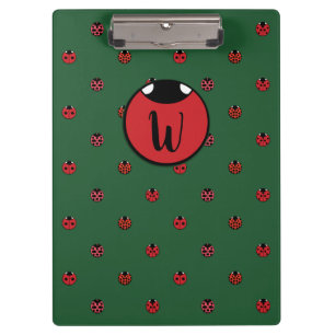 Porte-bloc Puce à points Clipboard