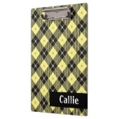 Porte-bloc Puce de bûcheron noir et jaune (Gauche)