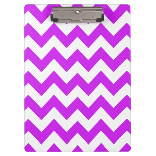 Porte-bloc Purple Bold Chevron (Devant)