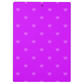 Porte-bloc Purple hearts pattern (Dos)