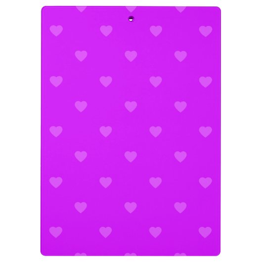 Porte-bloc Purple hearts pattern (Dos)