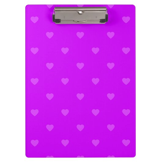 Porte-bloc Purple hearts pattern (Devant)