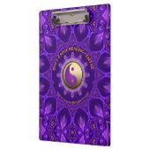 Porte-bloc Purple or rose énergie guérir Mandala (Gauche)