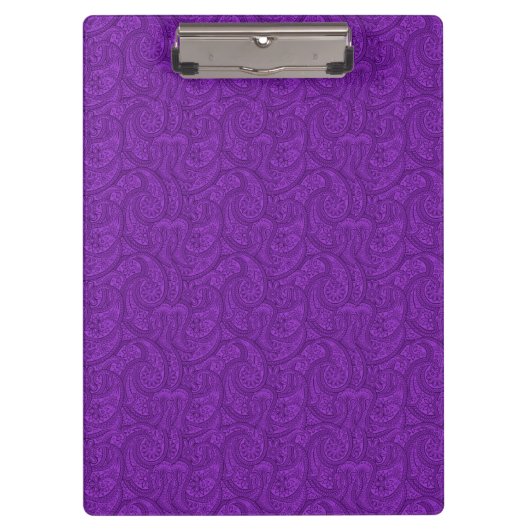 Porte-bloc Purple Paisley (Devant)