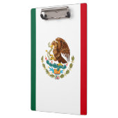 Porte-bloc Pyramides Mexicaines Et Drapeau Mexicain (Gauche)