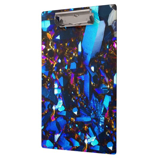 Porte-bloc Quartz titanique de bleu de cobalt (Gauche)