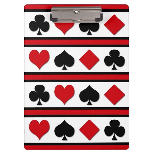 Porte-bloc Quatre combinaisons de cartes (Devant)