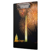 Porte-bloc Quatrième de juillet, affichage de feu d'artifice, (Gauche)