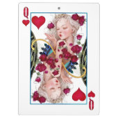 Porte-bloc Queen of Hearts Surdimensionné Graphisme, Jouer de (Dos)
